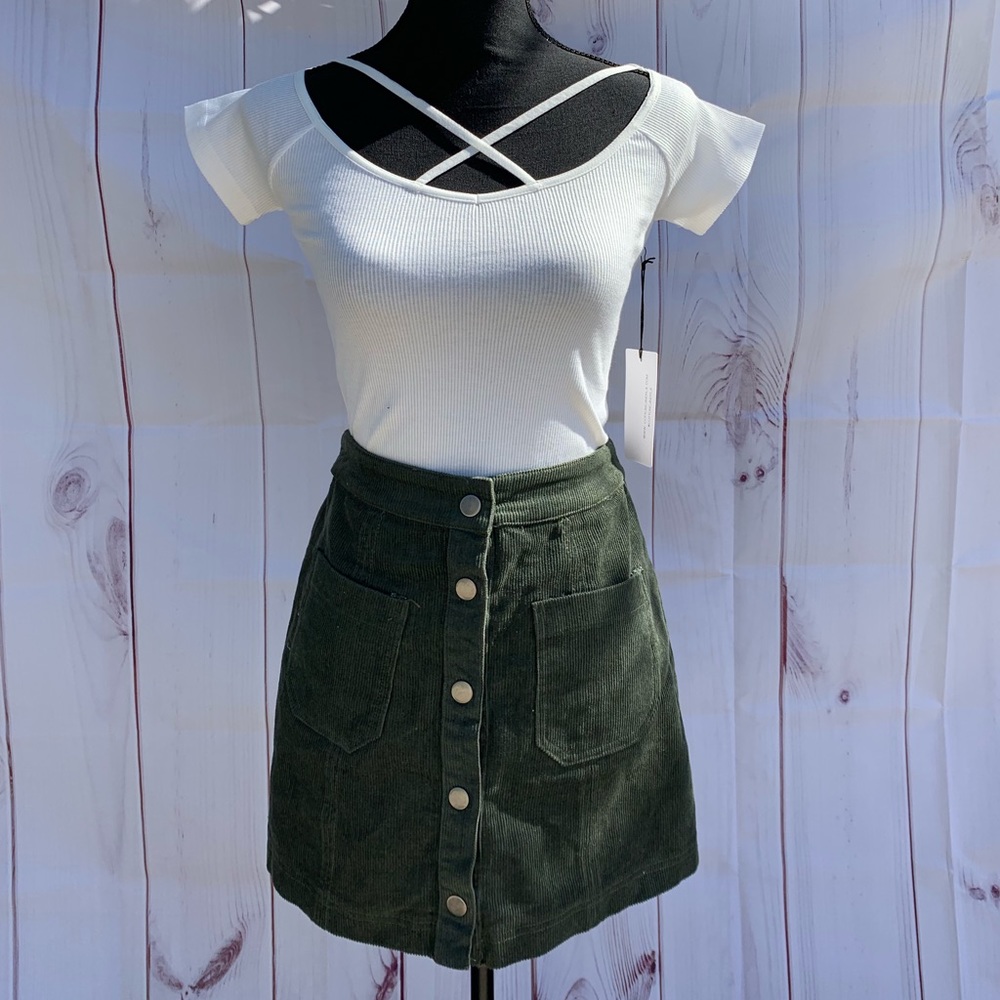 Courdoroy skirt